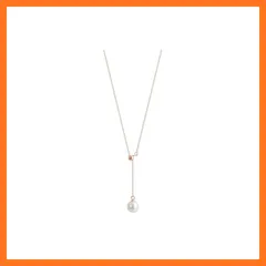 【新品】 [AOBOCO] ネックレス 揺れる パール 真円 本真珠 真珠 ペンダント シルバー 925 金属アレルギー対応 人気 結婚祝い シンプル ブランド 高級ジュエリー アクセサリー レーディス 女性 誕生日 結婚祝い プレゼント ギフト (E パール