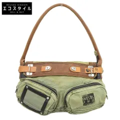DIESEL ディーゼル ワンショルダーバッグ ショルダーバッグ レディース カーキ×ブラウン