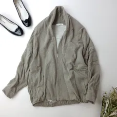 TANG タング パイル裏毛 スーピマコットン ジップカーディガン スウェット(111E＋7799)26H☆