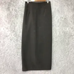 Re:EDIT リエディ カットツイル 切り替え ナロースカート チャコールグレー Mサイズ □□