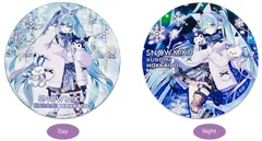 北海道限定 SNOW MIKU × KUROMI コラボ 特大缶バッジ Day Night セット