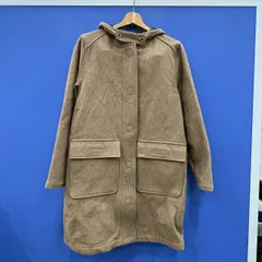 ■AIGLE エーグル フード付きウール混ロングコート レディース アウター