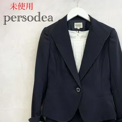 未使用 persodea セレモニースーツ フォーマル ワンピース 9号 ネイビー レディース ファッション
