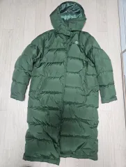アンブロ ダウンジャケット ロング丈 グリーン