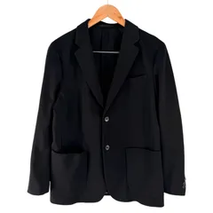 UNIQLO ユニクロ コンフォート2Bジャケット M 黒 メンズ テーラードジャケット