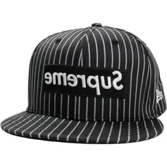 Size【L】 SUPREME シュプリーム ×COMME des GARCONS 14SS Box Logo New Era Black ニューエラキャップ 黒 【中古品-良い】 20835033