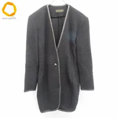 ダナキャランニューヨーク DKNY ヴィンテージ ジャケット ノーカラー ロング レディース [a991911]