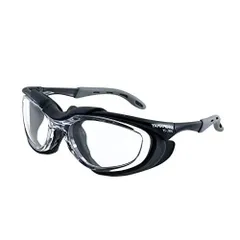 [山本光学] YAMAMOTO YS-390G ガスケット付き 保護めがね 二眼形 高い防護性能 アイカップフレーム採用 ずれにくいラバーテンプ