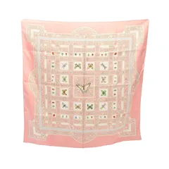 エルメス HERMES スカーフ カレ90 joyaux de LETE シルク カレ90 レディース Used B