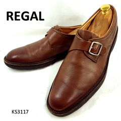 REGAL リーガル モンクストラップ Y625 ブラックレザー 26.5㎝ - メルカリ