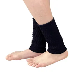 温むすび 健康足首ウォーマー ショート (ナイトブルー/フリーサイズ/編み留めあり) 男女兼用 レッグウォーマー/足首ウォーマー (シルク) 靴下 ソックス (冷え対策/冷房対策/寒さ対策) 山忠 1