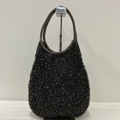 8844　ANTEPRIMA　アンテプリマ　ハンドバッグ　 ワイヤーバッグ　ブラックゴールド系　 レディース