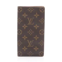 ルイ・ヴィトン LOUIS VUITTON 二つ折り長財布 ポルトカルトクレディ モノグラム M60825 PVCコーティングキャンバス ポルトカルト・クレディ ユニセックス Used B