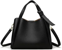 AQUA Marine 2WAY ショルダーバッグ レディース トート 通勤バッグ 大容量 斜めがけ 肩掛け おしゃれ A4対応 オフィス カジュアル 上品 通学 (ホワイト,  15リットル)