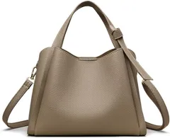 AQUA Marine 2WAY ショルダーバッグ レディース トート 通勤バッグ 大容量 斜めがけ 肩掛け おしゃれ A4対応 オフィス カジュアル 上品 通学 (ベージュ)