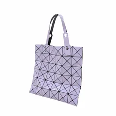 BAO BAO ISSEY MIYAKE LUCENT GLOSS Tote Bag バオバオ イッセイミヤケ ルーセント トートバッグ BB31-AG613 パープル系