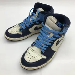 05w17863 ナイキ NIKE  AIR JORDAN 1 RETRO HIGH OG  ブルー/ホワイト  28.0cm US10 UK9 中国製 メンズ  スニーカー  555088-140  【中古品】