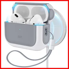 【最短発送】AirPods Pro2 ケース MagSafe対応 AirPods ESR Pro 第2世代/第1世代 （2023/2022/2019）専用 HaloLock搭載（USB-C/Lightningケーブル対応）、耐衝撃、ハイブリッド落下保護、磁気付