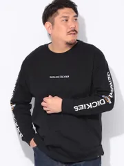 Tシャツ 長袖 メンズ 大きいサイズ アームロゴ クルーネック GENUINE DICKIES (ジェニュインディッキーズ)