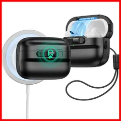 【最短発送】USB-C/Lightningケーブル対応 共通 マグネット蓋ロック (2023/2022/2019) 第1世代 耐衝撃 / ランヤード付き 第2世代 Pro 落下保護カバー AirPods AirPods 衝撃吸収 MagSafe対応 Pulse