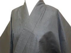 P41565　本場　大島紬　袷　男物　ｋ