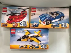 LEGO クリエーターシリーズの31003レッドローター、6913ブルーロードスター、6912スーパーソアラーの3種新品未開封まとめ売り