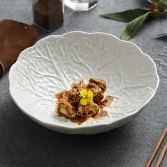 新品未使用 陶磁器 白菜 麺碗 碗 家庭用 高級感 割れない サラダ碗 デザート碗 ホテル 食器 2022 新製
