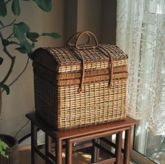 古いピクニックバスケット/ Sweden・北欧・北欧ヴィンテージ