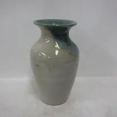 上野焼 花瓶 花器 花入 一輪挿し 骨董品 陶器 飾り物 置物 詳細不明 併売