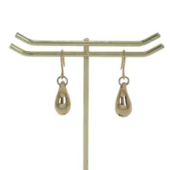 ティファニー TIFFANY&Co. ティアドロップ ヴィンテージ フック ピアス K18YG 18金 イエローゴールド レディース ジュエリー 美品【中古】【Aランク】