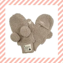 ディズニー 手袋 ミトン【ベージュ】もこもこ ボア 東京ディズニーリゾート TDR