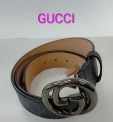 AQQ13 グッチ 極美品 GGスプリーム インターロッキングGベルト 95cmサイズ