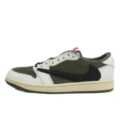 ナイキ NIKE × TRAVIS SCOTT AIR JORDAN 1 RETRO LOW OG SP トラヴィススコット エアジョーダン1 スニーカー DM7866-200 27cm ☆AA★