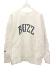 チャンピオン CHAMPION × BEAMS ビームス 別注 トイストーリー BUZZ バズ リバースウィーブ L 白 ホワイト 長袖 スウェット トレーナー トップス
