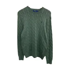 メンズM/ポロ ラルフローレン コットン ケーブル ニット