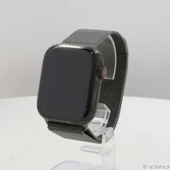 ソフマップ 〔中古品〕 Apple Watch Series 7 GPS + Cellular 45mm スペースブラックチタニウムケース グレイスポーツバンド【269】