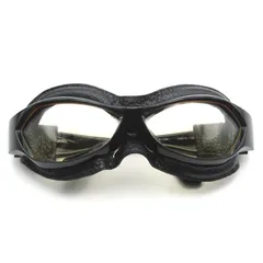 FACTORY900 ファクトリー900 サングラス FA-160 日本製 ゴーグルタイプ レザーフード付 001 BLACK 65009607