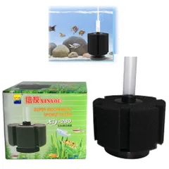 YAARUJEE スポンジフィルター XY-280 投げ込み式フィルター 小型水槽用 ろか装置 金魚・メダカ・熱帯魚に最適 濾過器 水槽 フィルター