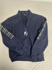 STUSSY ハーフジップ L