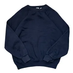 USA製 90s FRUIT OF THE LOOM フルーツオブザルーム 無地 ラグランスウェット トレーナー 黒 Lサイズ No.EA150