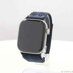 ソフマップ 〔中古品〕 Apple Watch Series 10 GPS + Cellular 46mm ナチュラルチタニウムケース ブラック／ブルーNikeスポーツループ【344】