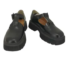 マウジー moussy T STRAP PLATFORM シューズ レディース JPN：L 