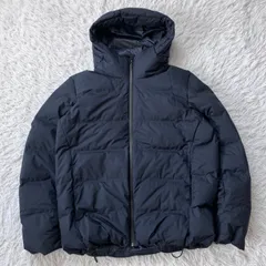 美品 UNIQLO ユニクロ シームレスダウンパーカ ブラック XL ネイビー 古着 アウター ダウンジャケット 極暖 891338