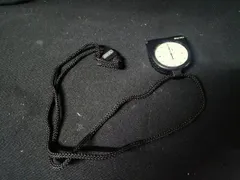 ◆SEIKO セイコー アナログ クオーツ ストップウオッチ 8A20-0010 ケース付 動作確認済 1/5秒計測 希少 レトロ◆ s0a1122