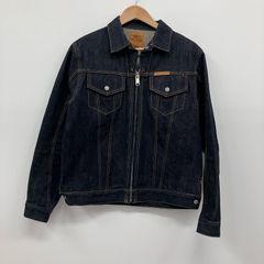 美品 濃紺 weirdo バック刺繍 1st デニムジャケット M ブランケット