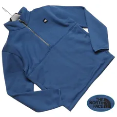 新品正規 ノースフェイス 海外限定 裏起毛 COMFY ANORAK ハーフジップ フリース/ジャケット メンズMブルー(DUB)