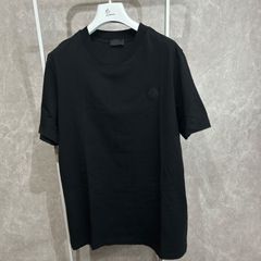 MONCLER 美品 モンクレール サイドレースロゴ 異素材 切替 半袖 T