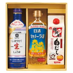 【ギフト】[食品/調味料]極み白だし&調味料バラエティセット C-Aのサムネイル