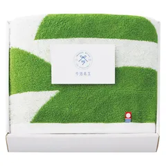 【ギフト】[タオル類]今治 今治名工 フェイスタオル グリーン