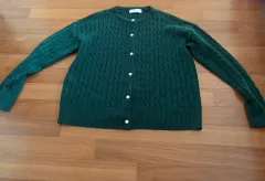 ケーブル編み レディース カーディガン